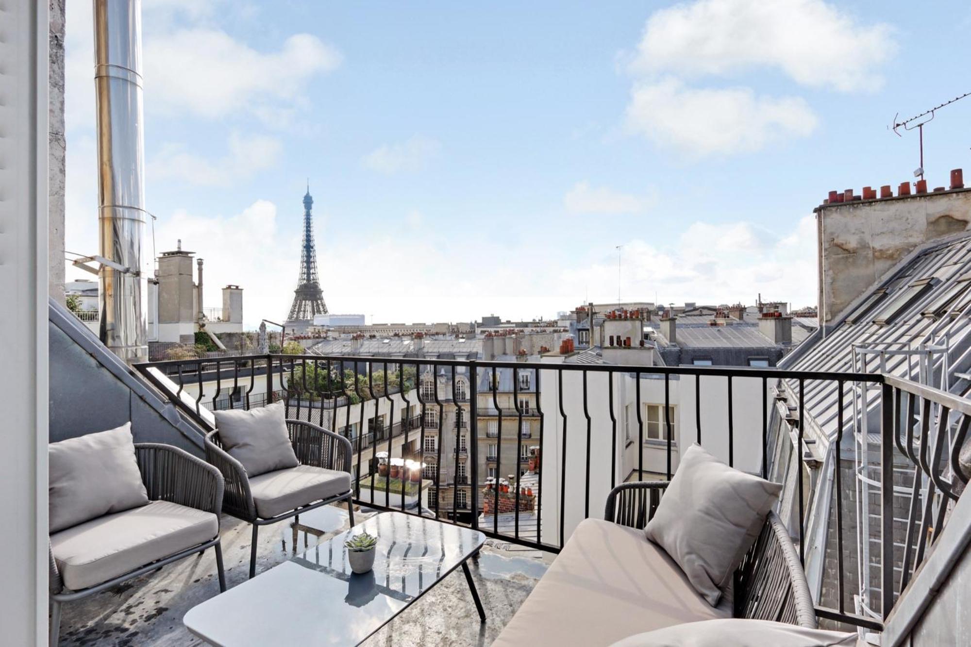 パリEiffel Tower Viewアパートメント エクステリア 写真